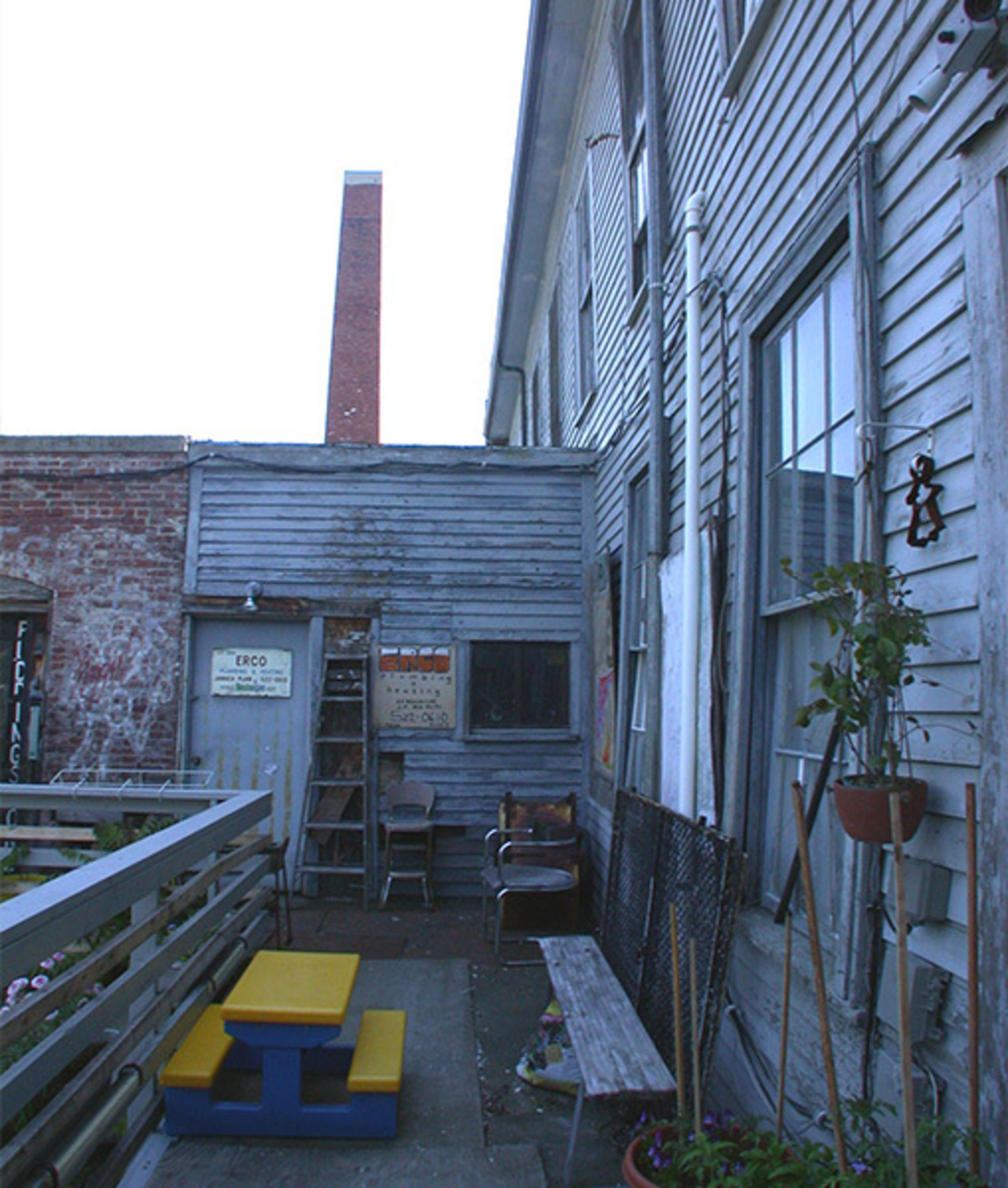 Rear of property after - before